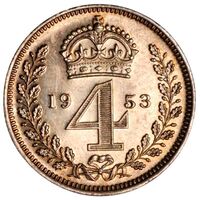 سکه 4 پِنس الیزابت دوم