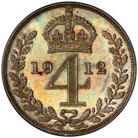 سکه 4 پِنس جرج پنجم