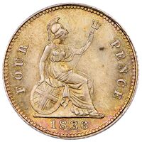سکه 4 پِنس ویلیام چهارم