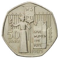 سکه 50 پِنس الیزابت دوم