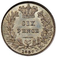 سکه 6 پِنس ویلیام چهارم