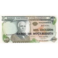 اسکناس 1000 اسکودو بدون تاریخ (1976) جمهوری خلق - تک - UNC63 - موزامبیک