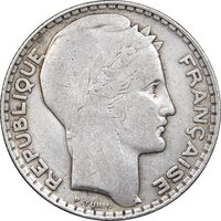 سکه 10 فرانک 1930 جمهوری سوم - EF40 - فرانسه