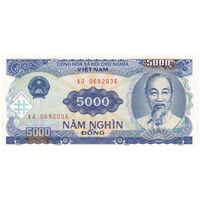 اسکناس 5000 دانگ 1991 جمهوری سوسیالیستی - تک - UNC63 - ویتنام