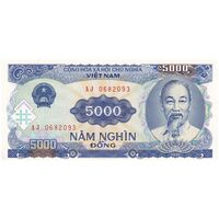 اسکناس 5000 دانگ 1991 جمهوری سوسیالیستی - تک - UNC63 - ویتنام