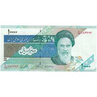 اسکناس 10000 ریال (نمازی - نوربخش) امام - جایگزین - تک - AU53 - جمهوری اسلامی