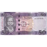 اسکناس 50 پوند 2019 جمهوری - تک - UNC62 - سودان جنوبی