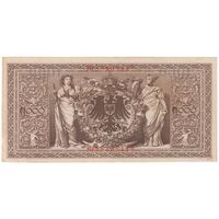 اسکناس 1000 مارک 1910 ویلیام دوم - تک - AU - آلمان