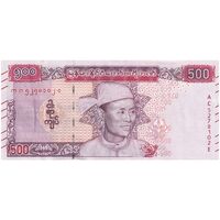 اسکناس 500 کیات بدون تاریخ (2020) جمهوری اتحادیه - تک - AU - میانمار