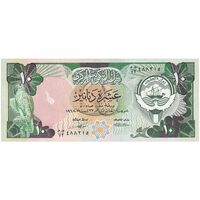 اسکناس 10 دینار 1968 (1980-1991) جابر احمد الصباح - تک - AU - کویت