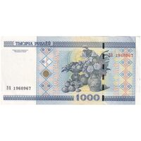 اسکناس 1000 روبل 2000 جمهوری - تک - AU - بلاروس