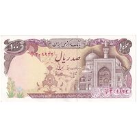 اسکناس 100 ریال (بنی صدر - نوبری) - تک - AU55 - جمهوری اسلامی