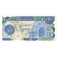 اسکناس 200 ریال (اردلان - مولوی) بدون فیلیگران - تک - UNC63 - جمهوری اسلامی