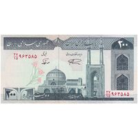 اسکناس 200 ریال (نمازی - نوربخش) فیلیگران امام - شماره بزرگ - UNC64 - جمهوری اسلامی