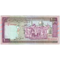 اسکناس 2000 ریال (نمازی - نوربخش) فیلیگران امام - تک - EF45 - جمهوری اسلامی