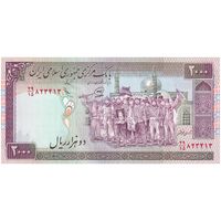 اسکناس 2000 ریال (محمدخان - عادلی) - تک - AU58 - جمهوری اسلامی