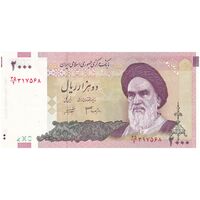 اسکناس 2000 ریال (جعفری - شیبانی) - تک - UNC63 - جمهوری اسلامی