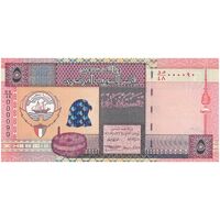 اسکناس 5 دینار 1968 جابر احمد جابر الصباح - تک - UNC64 - کویت