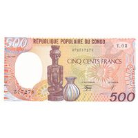 اسکناس 500 فرانک 1990 جمهوری خلق - تک - UNC64 - کنگو