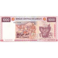 اسکناس 1000 فرانک بدون تاریخ (2013) جمهوری - AOA - تک - UNC63 - جیبوتی