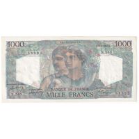 اسکناس 1000 فرانک 1949 دولت موقت جمهوری - تک - AU - فرانسه