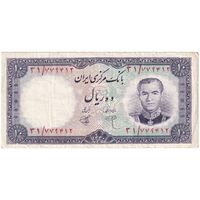 اسکناس 10 ریال 1340 - تک - VF35 - محمد رضا شاه