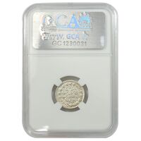 سکه 500 دینار بدون تاریخ خطی - MS61 - مظفرالدین شاه