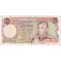 اسکناس 1000 ریال (انصاری - مهران) - تک - VF35 - محمد رضا شاه