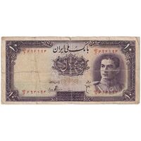 اسکناس 10 ریال سری اول - تک - F15 - محمد رضا شاه