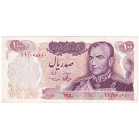 اسکناس 100 ریال 1350 - تک - AU50 - محمد رضا شاه