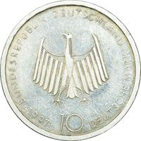 سکه 10 مارک 1997 صدمین سالگرد موتور دیزل - EF45 - آلمان