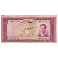 اسکناس 100 ریال کراواتی 1332 - تک - VF30 - محمد رضا شاه
