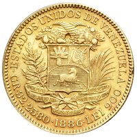 سکه 100 بولیوار طلا