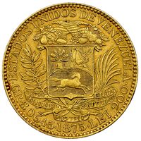 سکه 5 ونزولانو طلا