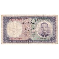 اسکناس 10 ریال 1340 - تک - VF35 - محمد رضا شاه