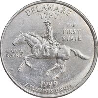 سکه کوارتر دلار 1999D ایالتی - دلاویر - AU - آمریکا