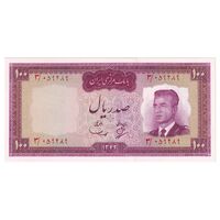 اسکناس 100 ریال 1342 - تک - UNC63 - محمد رضا شاه