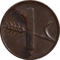 سکه 1 راپن 1949 دولت فدرال - EF45 - سوئیس