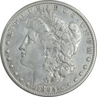 سکه یک دلار 1885 مورگان - VF35 - آمریکا