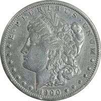 سکه یک دلار 1900 مورگان - VF35 - آمریکا