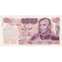 اسکناس 100 ریال 1350 - پرفیکس 1 - تک - EF40 - محمد رضا شاه