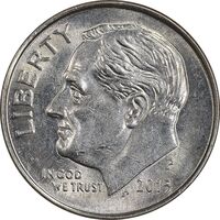 سکه 1 دایم 2015P روزولت - MS62 - آمریکا