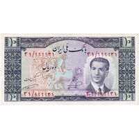 اسکناس 10 ریال 1330 - تک - UNC62 - محمد رضا شاه