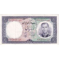 اسکناس 10 ریال 1340 - تک - AU50 - محمد رضا شاه