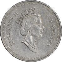 سکه 5 سنت 1994 الیزابت دوم - EF45 - کانادا