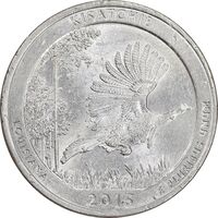 سکه کوارتر دلار 2015P جنگل ملی کیساچی - MS61 - آمریکا