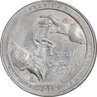سکه کوارتر دلار 2015P ساراتوگا - AU58 - آمریکا