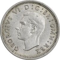 سکه 3 پنس 1939 جرج ششم - AU58 - انگلستان