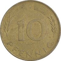 سکه 10 فینیگ 1978J جمهوری فدرال - EF45 - آلمان