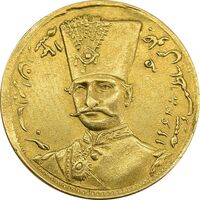 سکه طلا 1 تومان 1304 - AU58 - ناصرالدین شاه